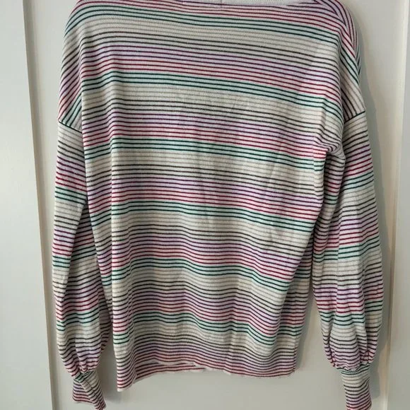 Boden striped metallic sweater medium EUC - Picture 4 of 5